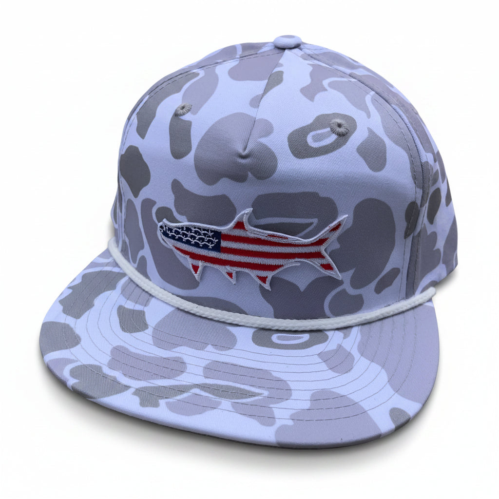Old Glory Tarpon - Adjustable Cap - Dixie Fowl Company