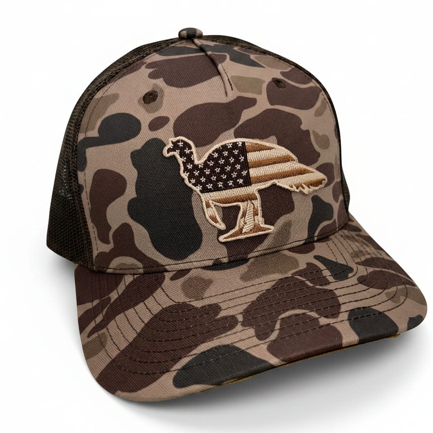 Field Series Old Glory Wary Tom - Adjustable Cap - Dixie Fowl Company