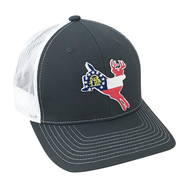 GA Whitetail - Adjustable Cap - Dixie Fowl Company - Hat