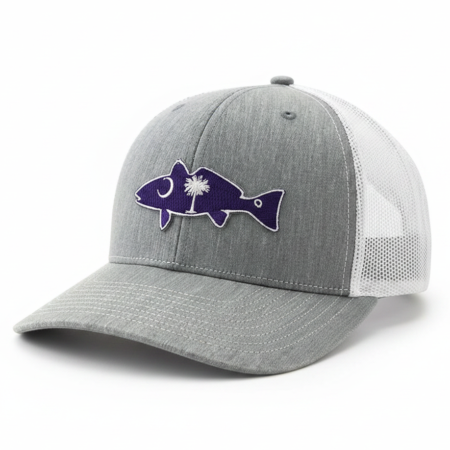 "Game Day Palmetto Redfish" - SC Redfish - Adjustable Cap - Dixie Fowl Company - Hat