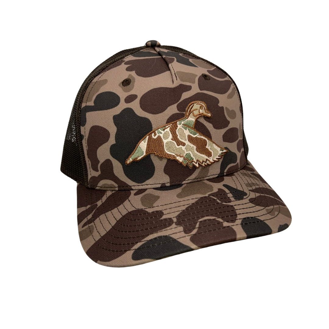 Field Series Old School Camo Woodie - Adjustable Cap - Dixie Fowl Company
