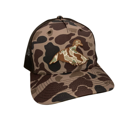 Field Series Old School Camo Woodie - Adjustable Cap - Dixie Fowl Company