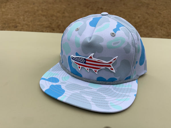 Old Glory Tarpon - Adjustable Cap - Dixie Fowl Company