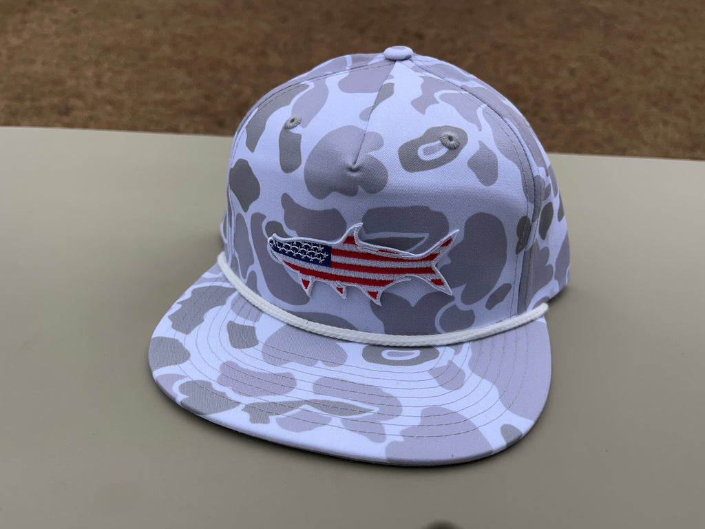 Old Glory Tarpon - Adjustable Cap - Dixie Fowl Company