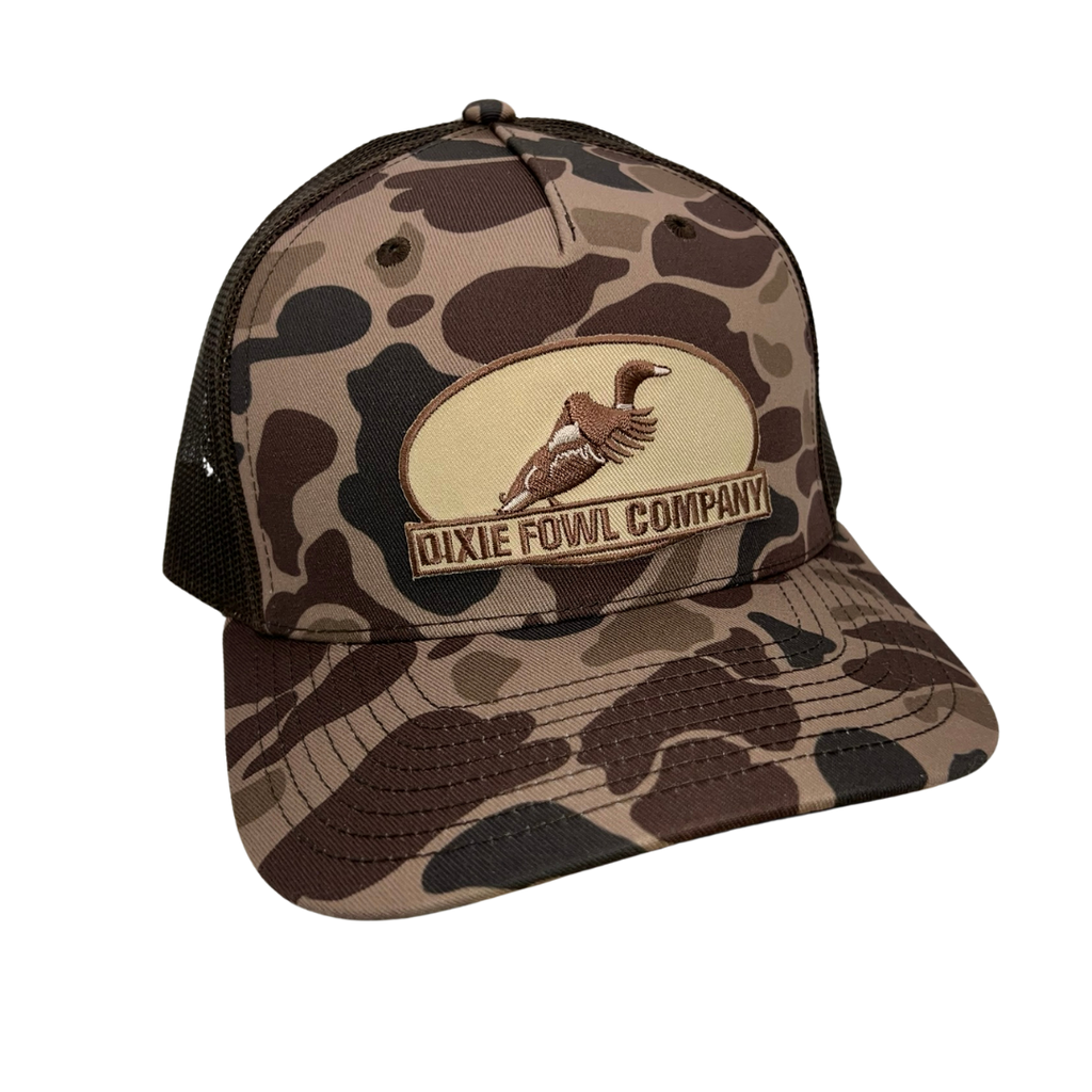 Dixie Fowl Co Signature Duck Logo - Adjustable Cap