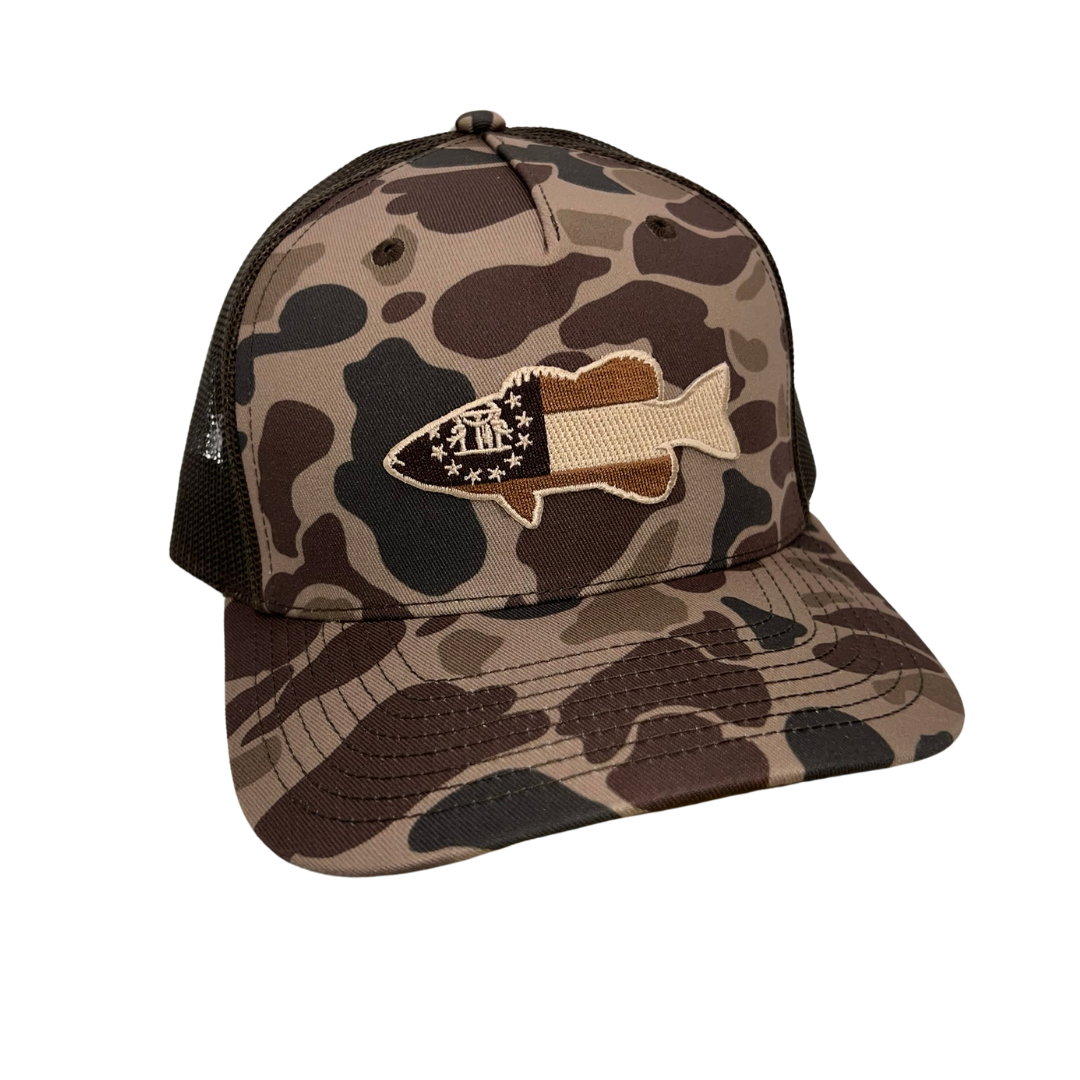 Field Series GA Largemouth Bass - Adjustable Cap - Dixie Fowl Company