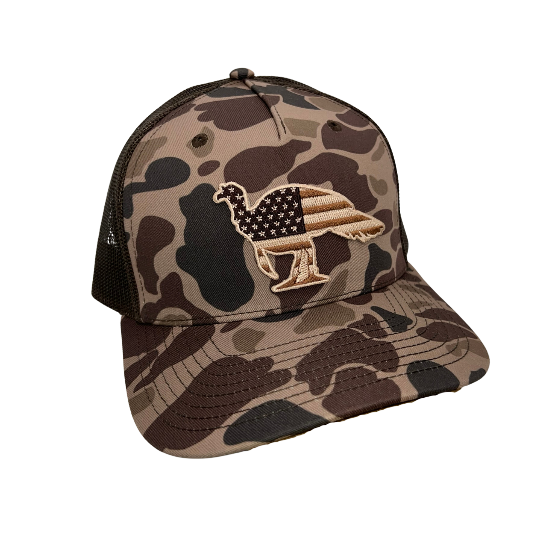 Field Series Old Glory Wary Tom - Adjustable Cap - Dixie Fowl Company