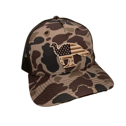 Field Series Old Glory Wary Tom - Adjustable Cap - Dixie Fowl Company