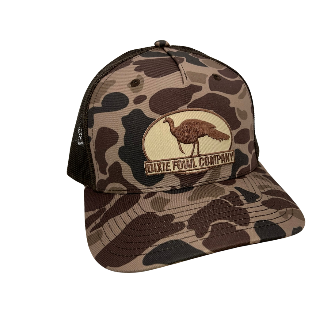 Dixie Fowl Co Signature Turkey Logo - Adjustable cap - Dixie Fowl Company