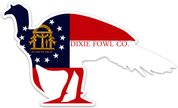 GA Wary Tom - Dixie Fowl Co Decal - 6" x 4" - Dixie Fowl Company - Decal