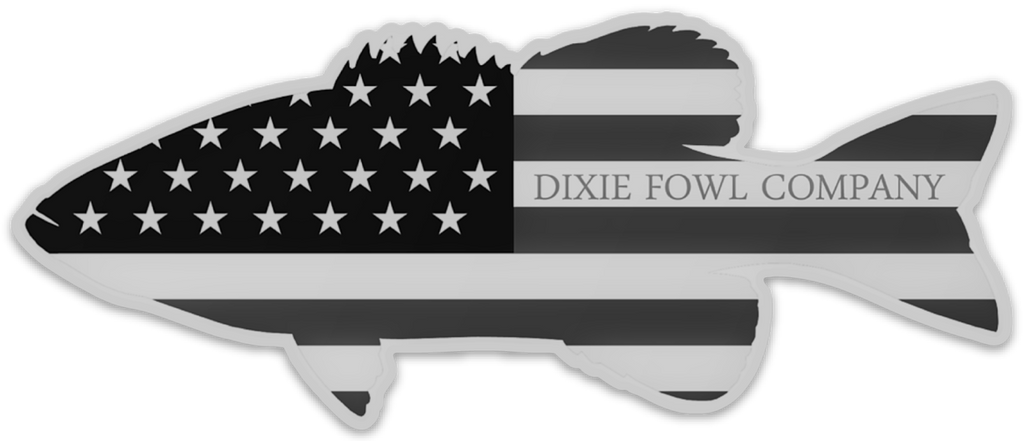 Old Glory American Flag Bass- Adjustable Hat - Dixie Fowl Co