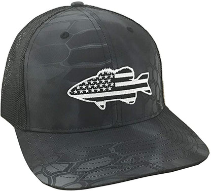 Old Glory Midnight Bass - Adjustable Cap - Dixie Fowl Company - Hat