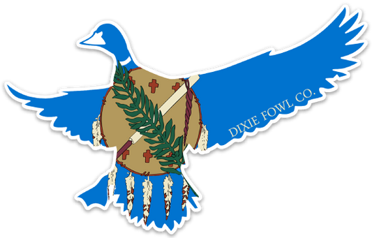 OK Mallard - Dixie Fowl Co Decal - 6" x 4" - Dixie Fowl Company - Decal