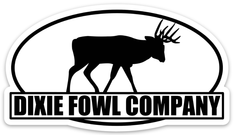 Signature Bruiser Logo - Dixie Fowl Co Decal - 4" x 2" - Dixie Fowl Company
