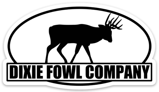 Signature Bruiser Logo - Dixie Fowl Co Decal - 4" x 2" - Dixie Fowl Company