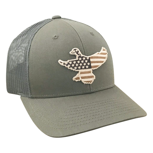 Field Series Old Glory Mallard - Adjustable Cap - Dixie Fowl Company - Hat