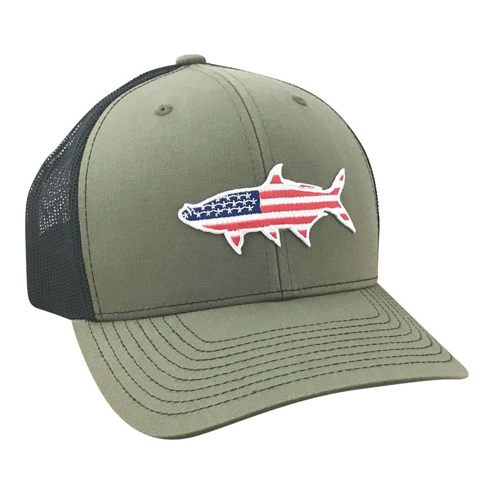 Old Glory Tarpon - Adjustable Cap - Dixie Fowl Company - Hat