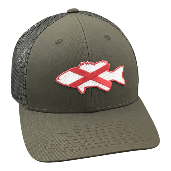 AL Largemouth Bass - Adjustable Cap - Dixie Fowl Company - Hat