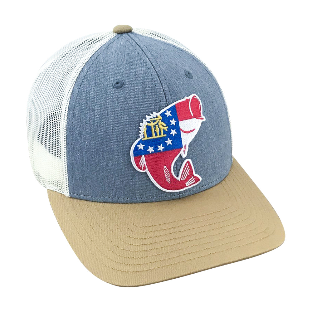 GA Bass - Adjustable Cap - Dixie Fowl Company - Hat