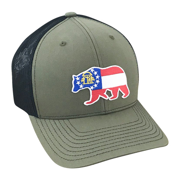 GA Black Bear - Adjustable Cap - Dixie Fowl Company - Hat