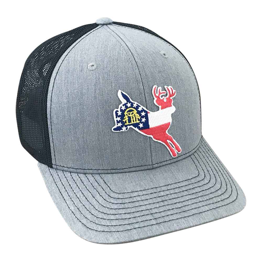 GA Whitetail - Adjustable Cap - Dixie Fowl Company - Hat