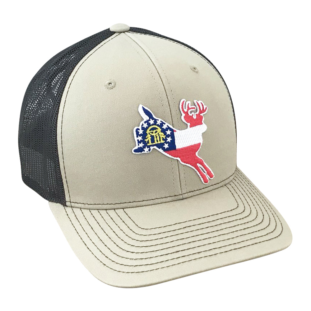 GA Whitetail - Adjustable Cap - Dixie Fowl Company - Hat