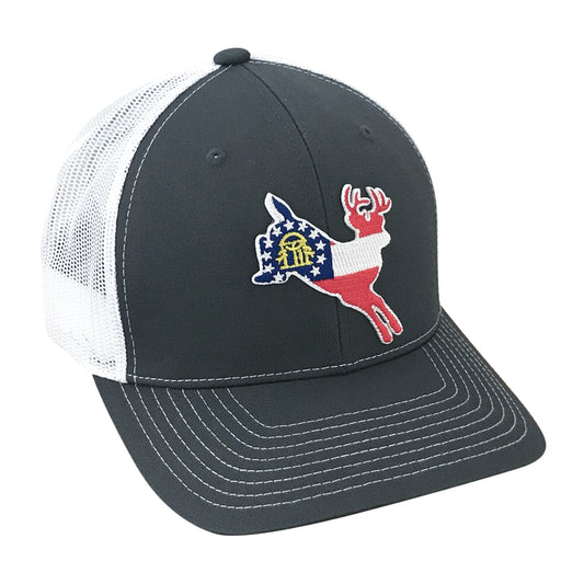 GA Whitetail - Adjustable Cap - Dixie Fowl Company - Hat