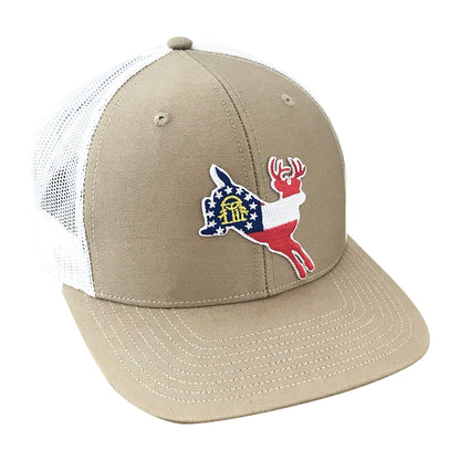 GA Whitetail - Adjustable Cap - Dixie Fowl Company - Hat