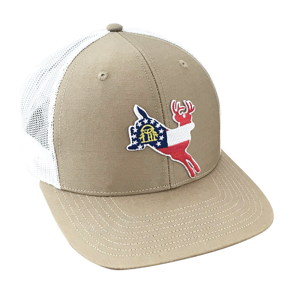 GA Whitetail - Adjustable Cap - Dixie Fowl Company - Hat
