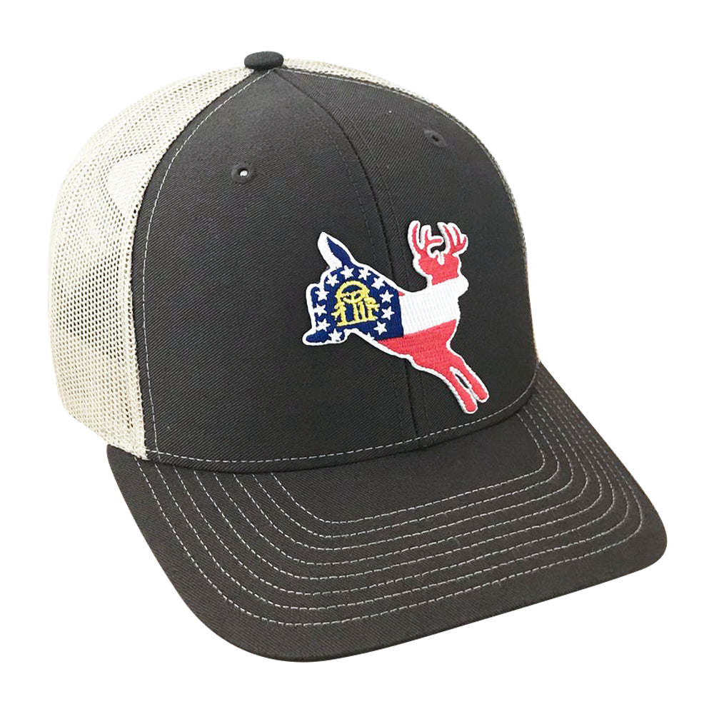 GA Whitetail - Adjustable Cap - Dixie Fowl Company - Hat