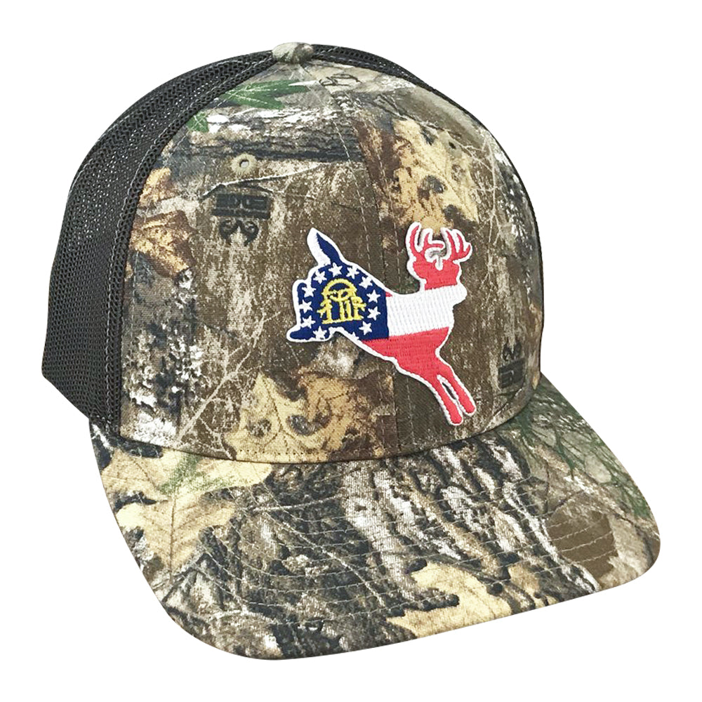 GA Whitetail - Adjustable Cap - Dixie Fowl Company - Hat