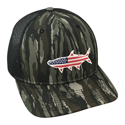 Old Glory Tarpon - Adjustable Cap - Dixie Fowl Company - Hat