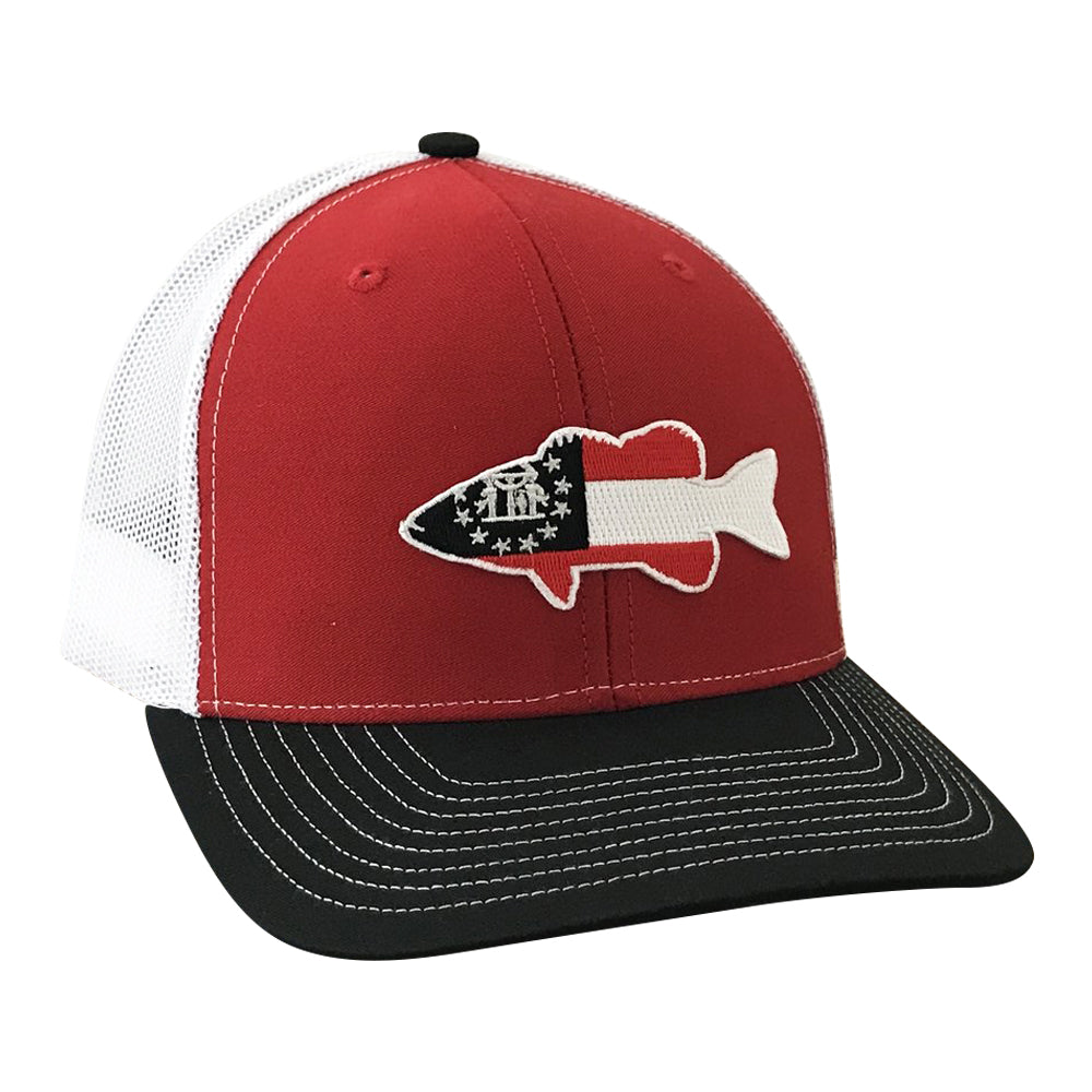 "Game Day Classic" - GA Largemouth Bass - Adjustable Cap - Dixie Fowl Company - Hat
