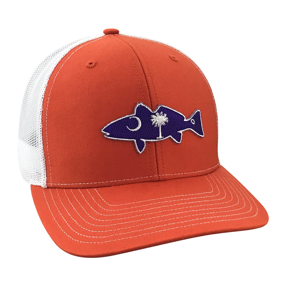 "Game Day Palmetto Redfish" - SC Redfish - Adjustable Cap - Dixie Fowl Company - Hat