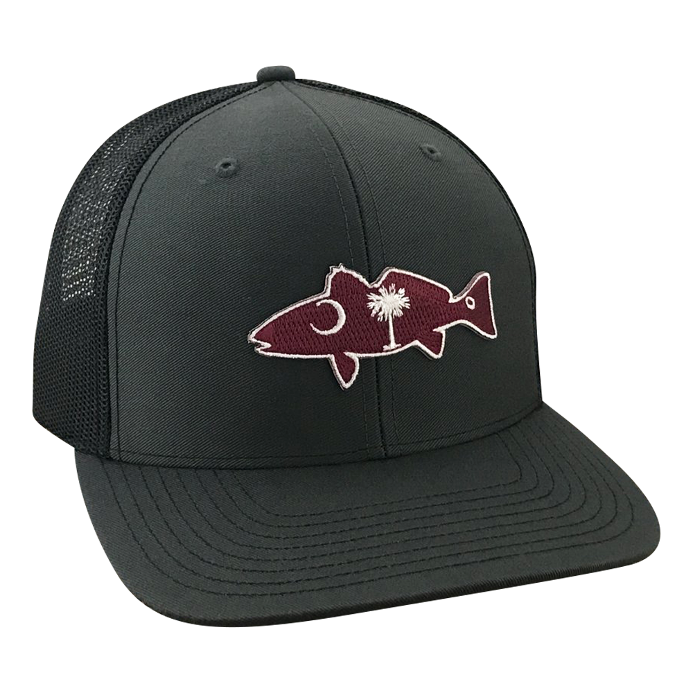 "Game Day Palmetto Redfish" - SC Redfish - Adjustable Cap - Dixie Fowl Company - Hat