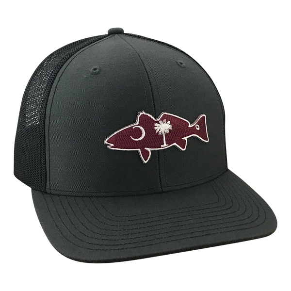 "Game Day Palmetto Redfish" - SC Redfish - Adjustable Cap - Dixie Fowl Company - Hat