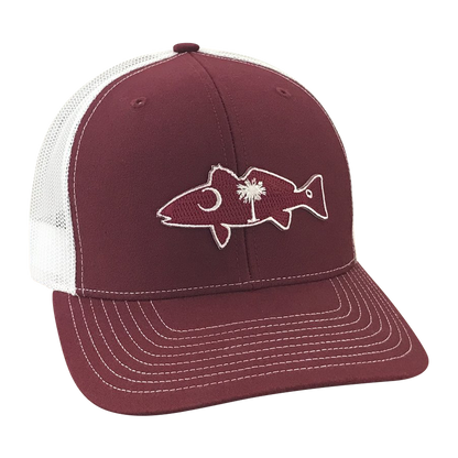 "Game Day Palmetto Redfish" - SC Redfish - Adjustable Cap - Dixie Fowl Company - Hat