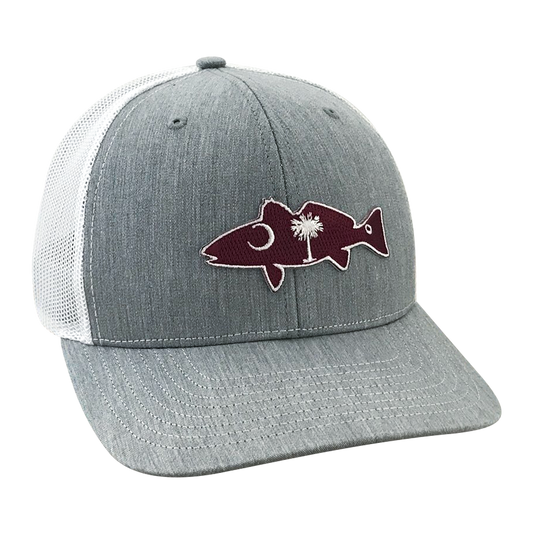 "Game Day Palmetto Redfish" - SC Redfish - Adjustable Cap - Dixie Fowl Company - Hat