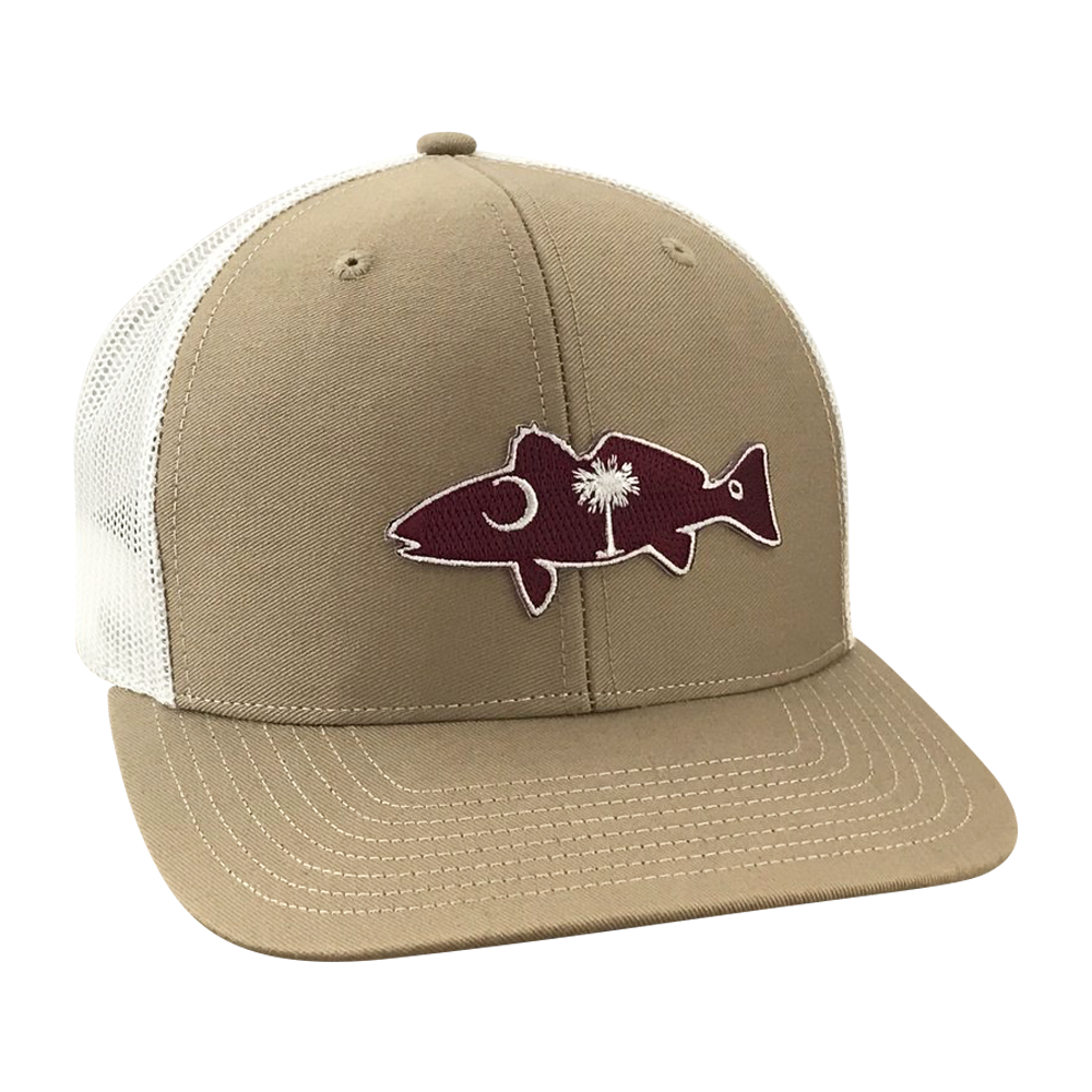"Game Day Palmetto Redfish" - SC Redfish - Adjustable Cap - Dixie Fowl Company - Hat