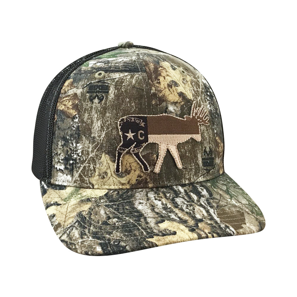 Field Series NC Bruiser Buck - Adjustable Cap - Dixie Fowl Company - Hat