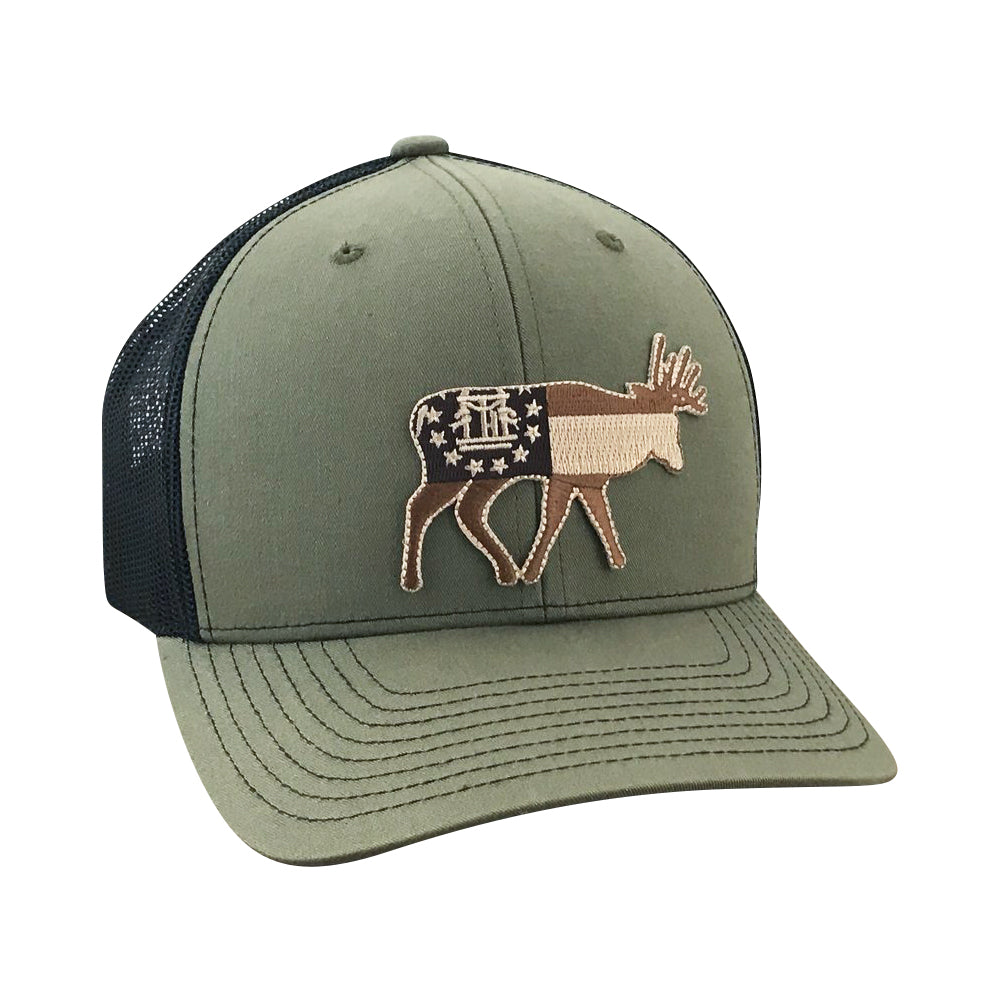 Field Series GA Bruiser Buck - Adjustable Cap - Dixie Fowl Company - Hat