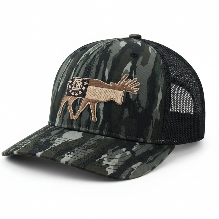 Field Series GA Bruiser Buck - Adjustable Cap - Dixie Fowl Company - Hat