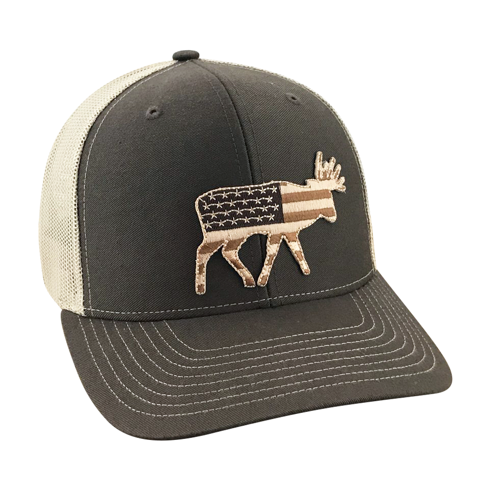 Field Series Old Glory Bruiser Buck - Adjustable Cap - Dixie Fowl Company - Hat