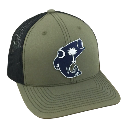 SC Bass - Adjustable Cap - Dixie Fowl Company - Hat