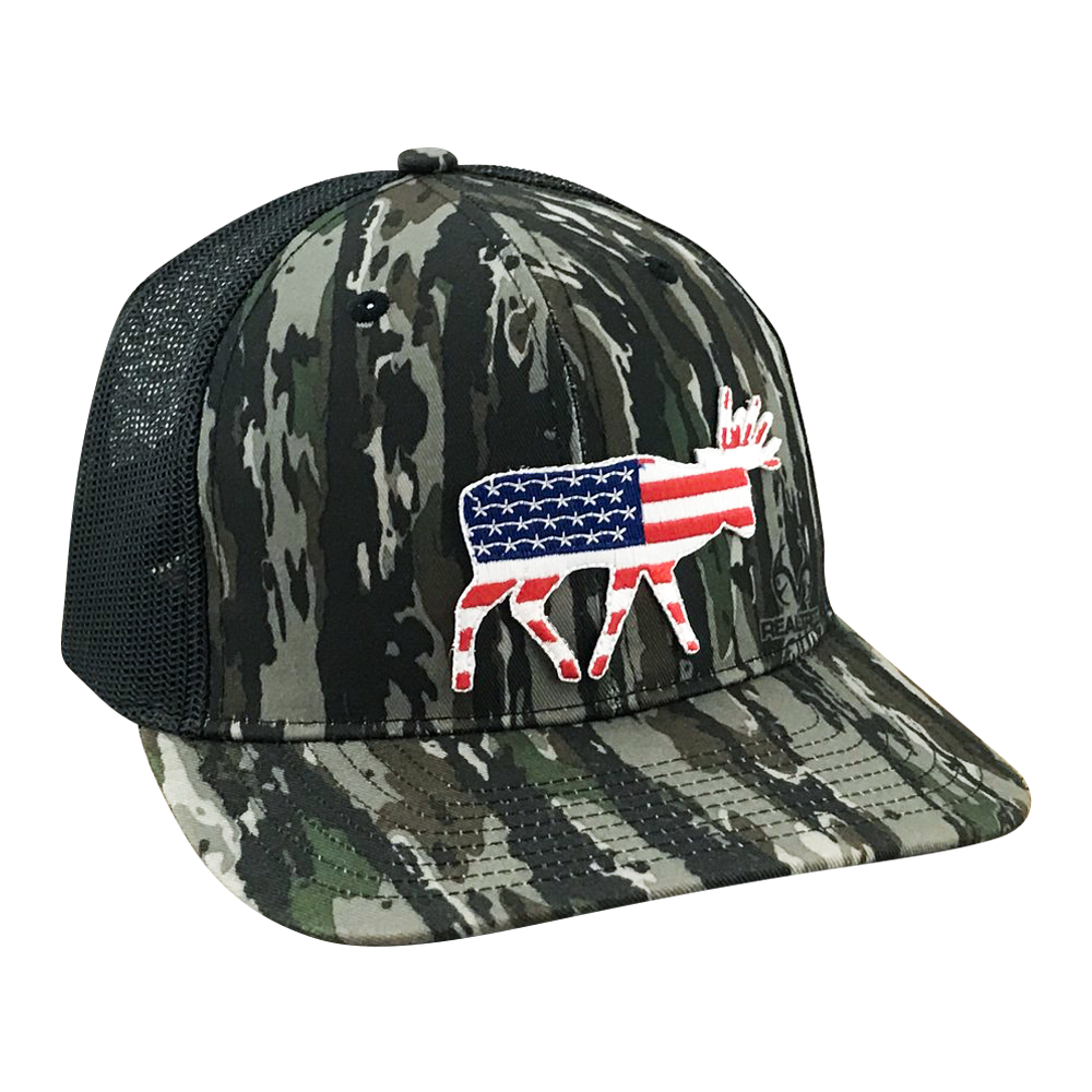 Old Glory Bruiser Buck - Adjustable Cap - Dixie Fowl Company - Hat