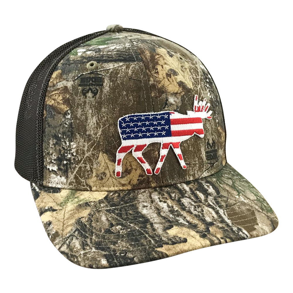 Old Glory Bruiser Buck - Adjustable Cap - Dixie Fowl Company - Hat