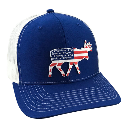 Old Glory Bruiser Buck - Adjustable Cap - Dixie Fowl Company - Hat