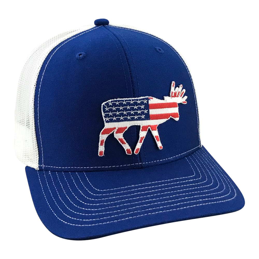 Old Glory Bruiser Buck - Adjustable Cap - Dixie Fowl Company - Hat