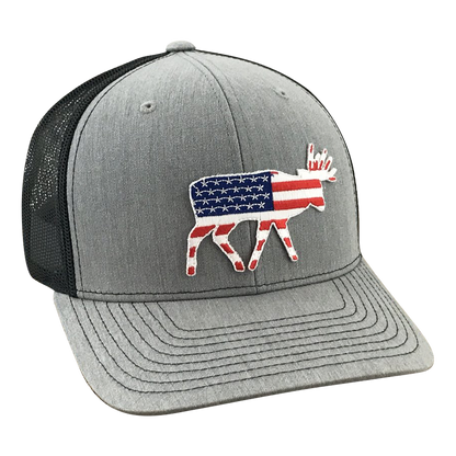 Old Glory Bruiser Buck - Adjustable Cap - Dixie Fowl Company - Hat