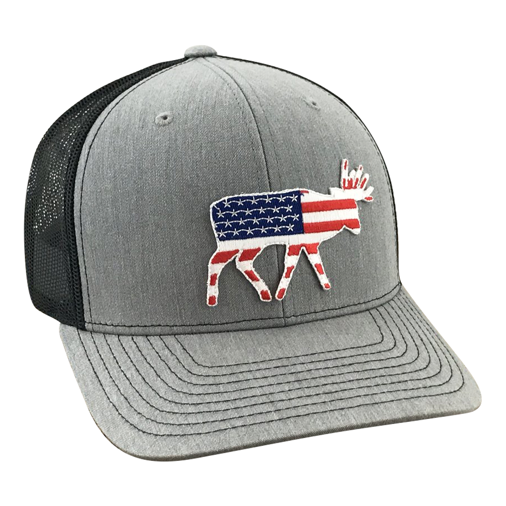 Old Glory Bruiser Buck - Adjustable Cap - Dixie Fowl Company - Hat